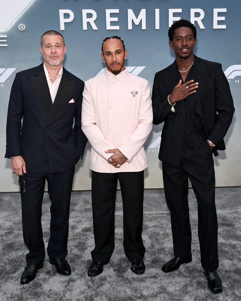 Aqui estão os melhores looks masculinos da première do filme da Fórmula 1