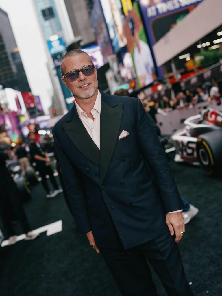 Os melhores looks usados por Brad Pitt para promover o filme da F1