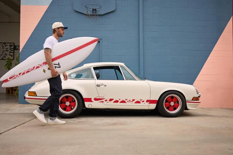 Aquele encontro inesperado: Porsche apresenta prancha em parceria com marca de surfe
